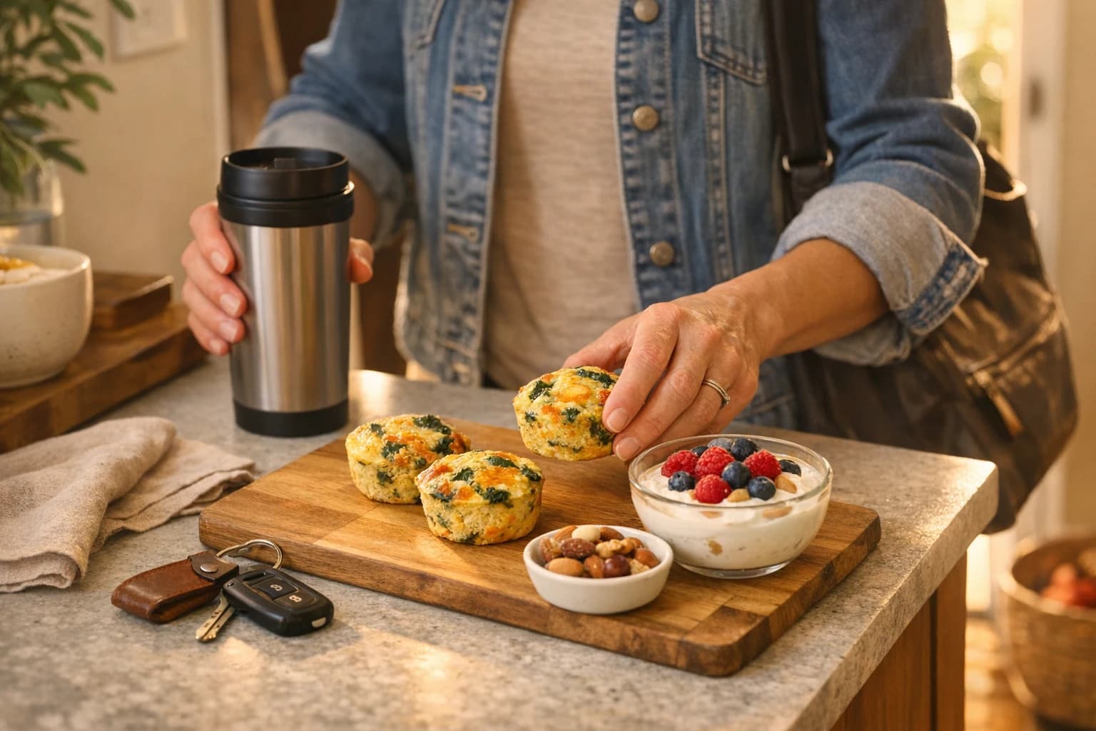 Low-Carb Breakfast on the Go: Easy Options for Busy Mornings and Better Blood Sugar
