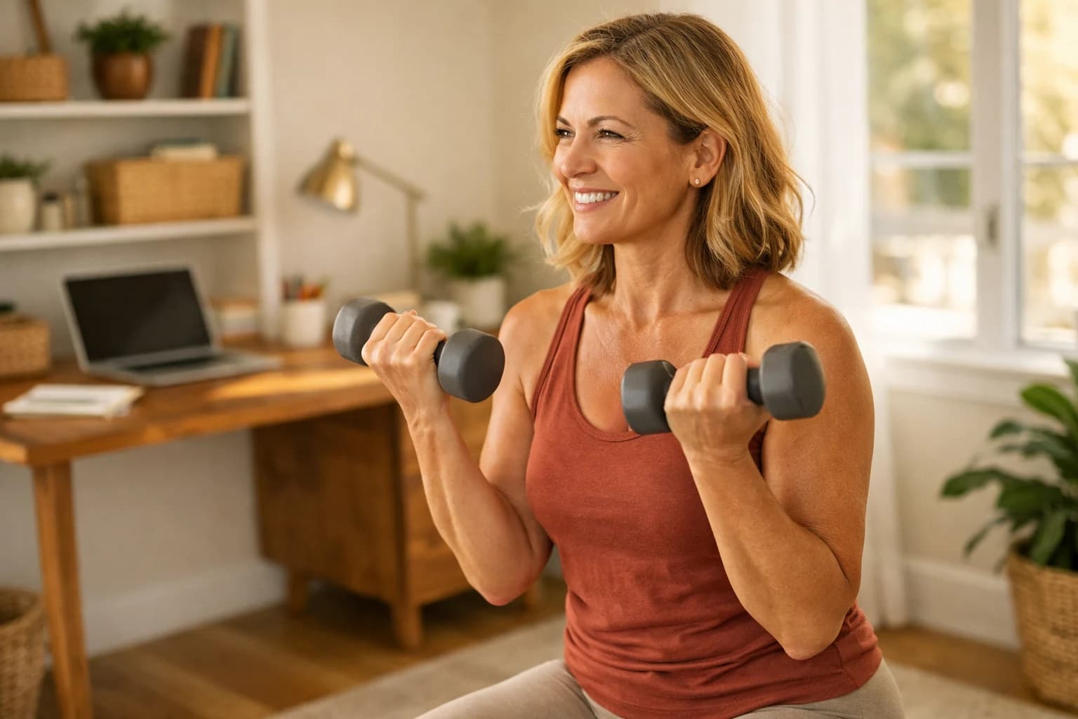 Strength Training for Desk Workers Over 40: How to Undo the Sit-All-Day Problem